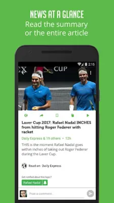 Tennis News - Sportfusion android App screenshot 2